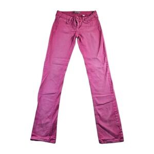 Watch LA Jeans Pink Skinny Jeans Women's Size 7 Y2K Made USA Stretch Denim